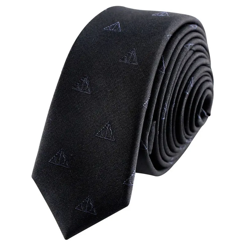 Harry Potter Deathly Hallows deluxe necktie product photo