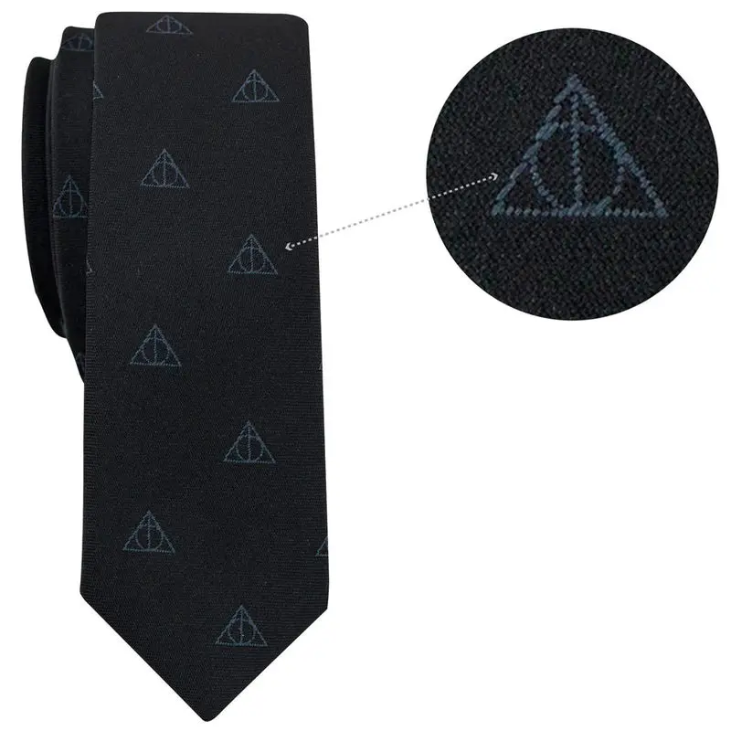 Harry Potter Deathly Hallows deluxe necktie product photo