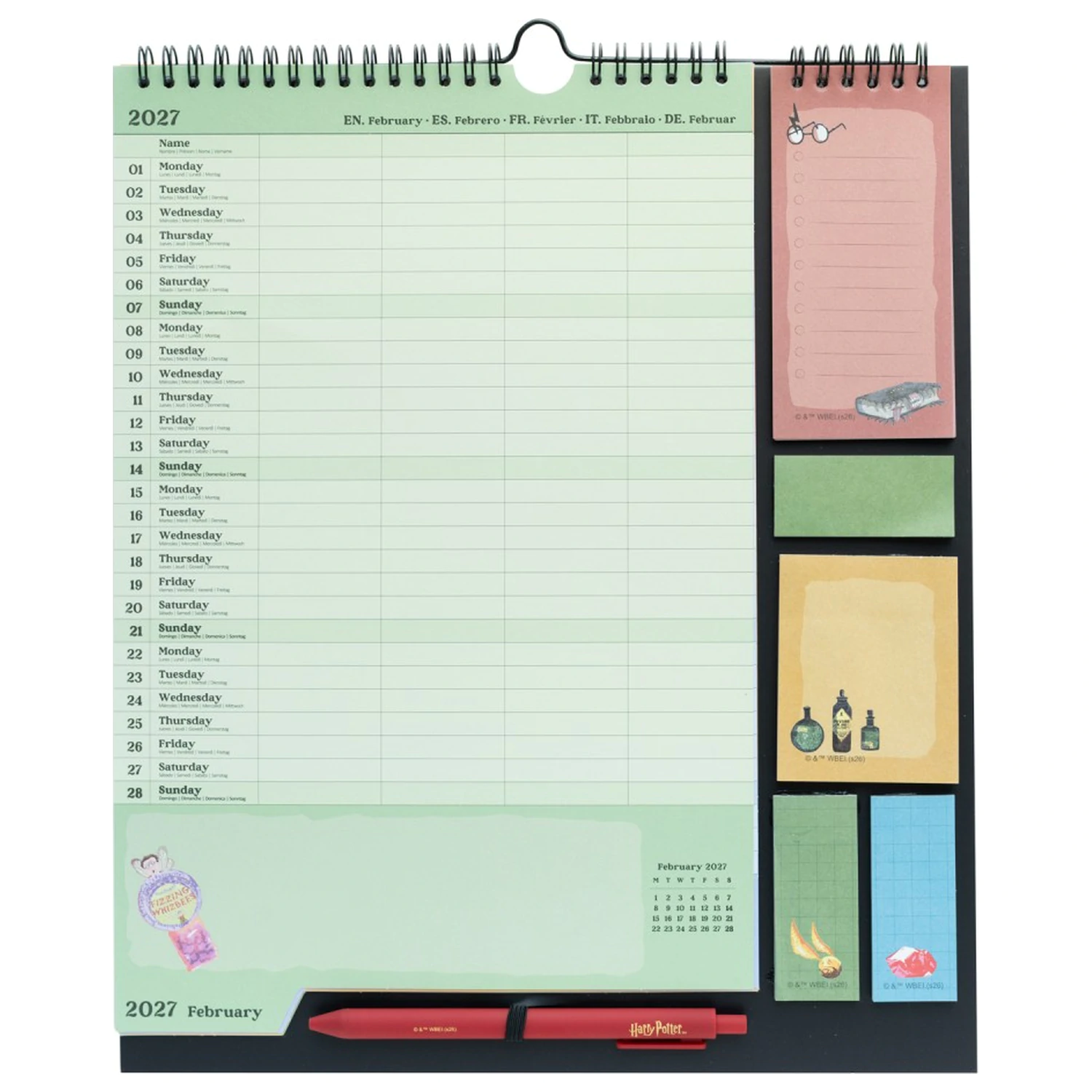 Harry Potter Wall Planner 2026/27 30 x 34 cm product photo