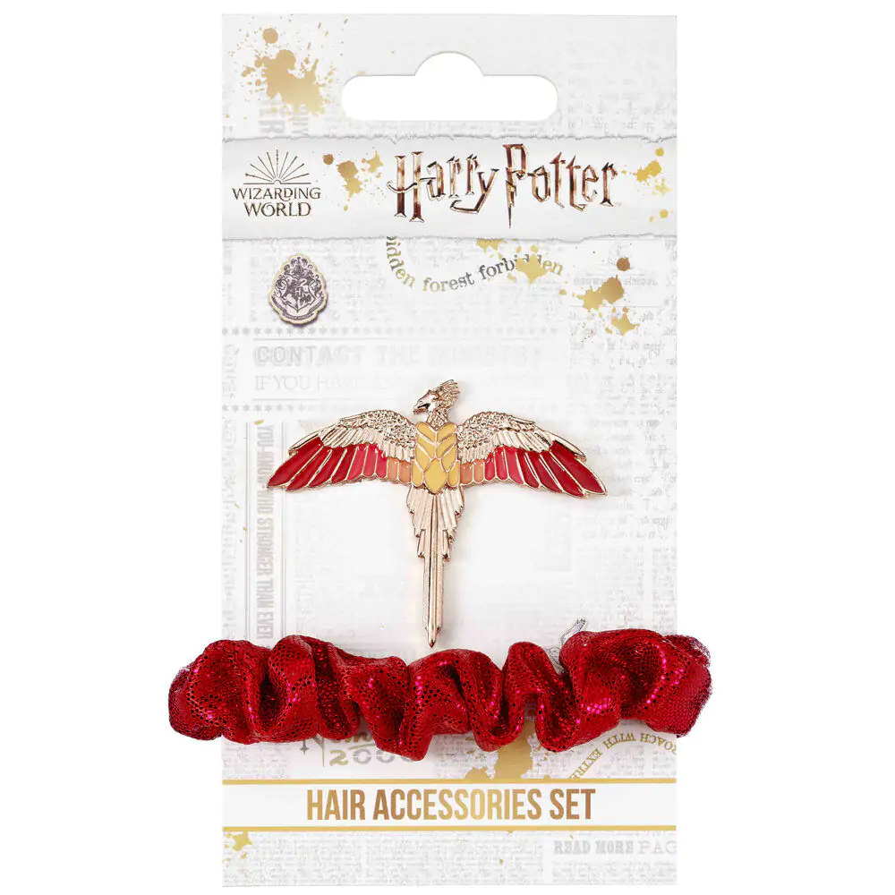 Harry Potter Fawkes Hair accessories set product photo