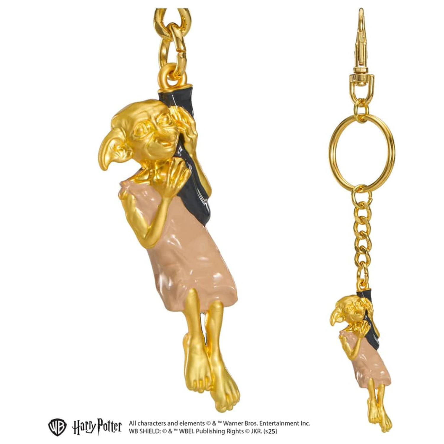 Harry Potter Metal Keychain Dobby gold-coloured 11 cm product photo