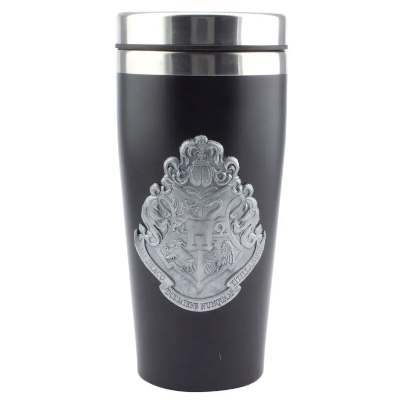 Harry Potter Travel Mug Hogwarts Metal Badge product photo