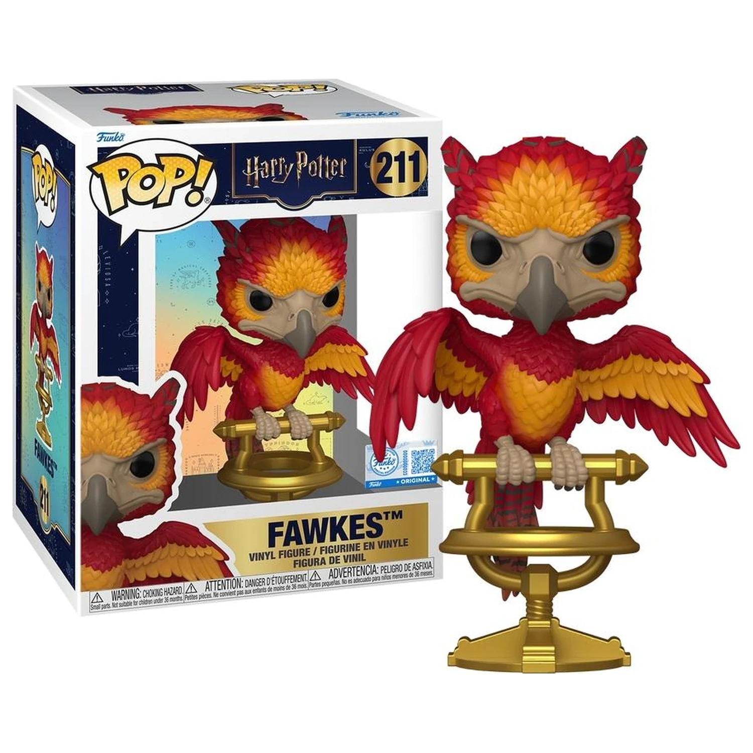 Harry Potter Funko POP figure Fawkes on Perch product photo
