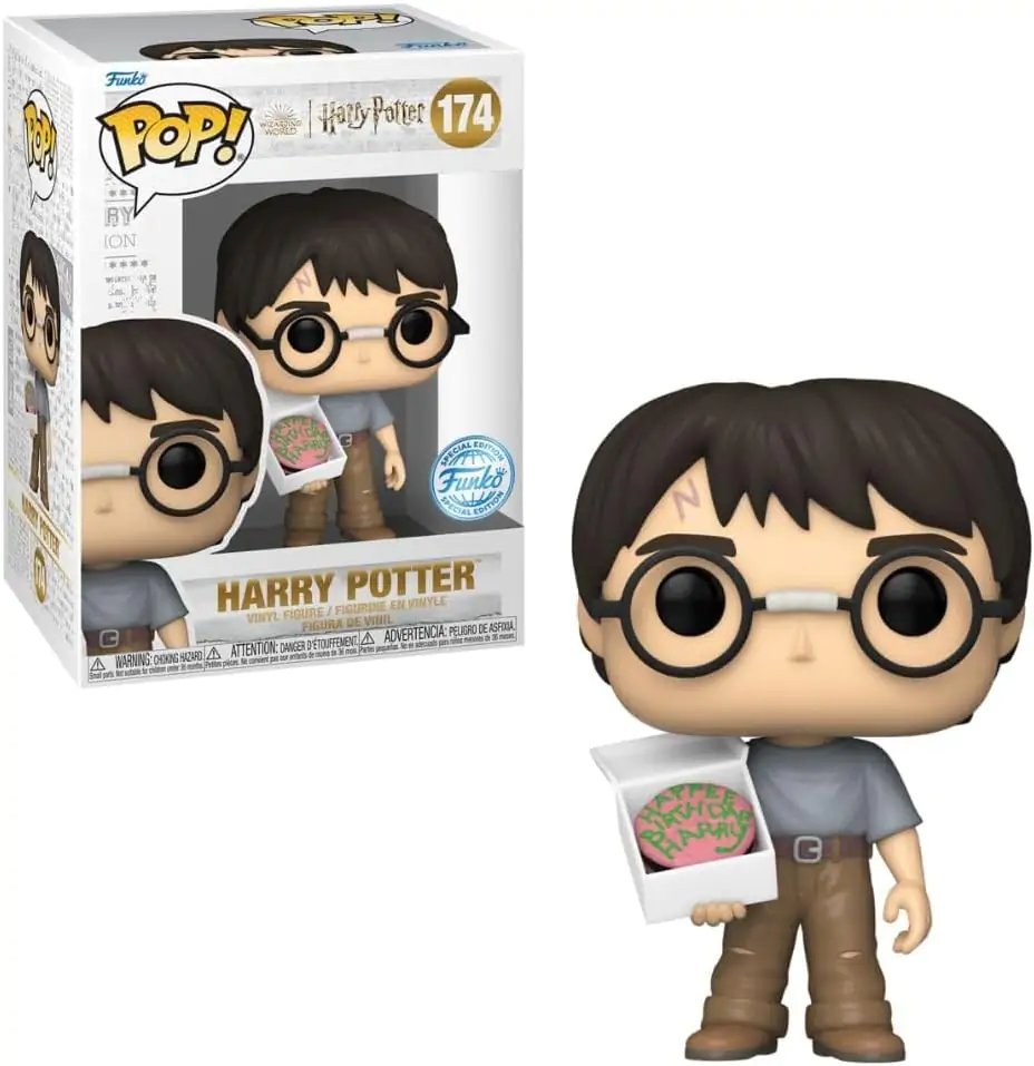 Harry Potter Funko POP! Movies Vinyl Figure Birthday Harry w/ Cake Exclusive Edition  9 cm product photo