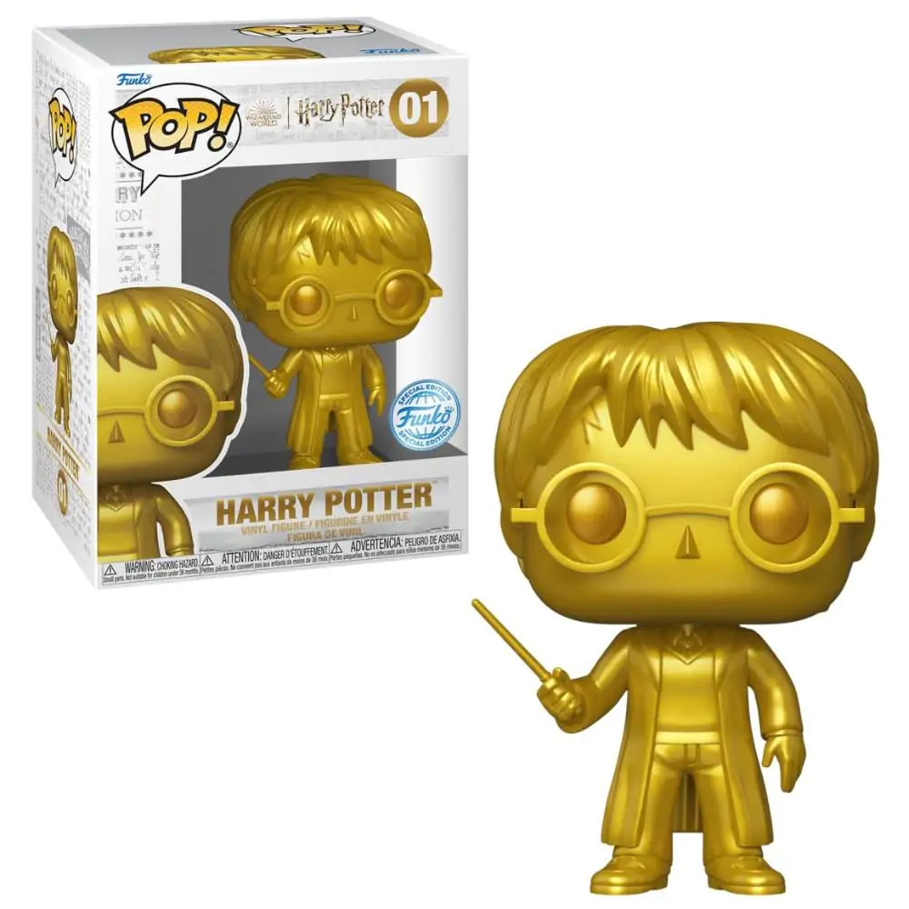 Harry Potter Funko POP! Movies Vinyl Figure Harry Potter Gold Exclusive 9 cm product photo
