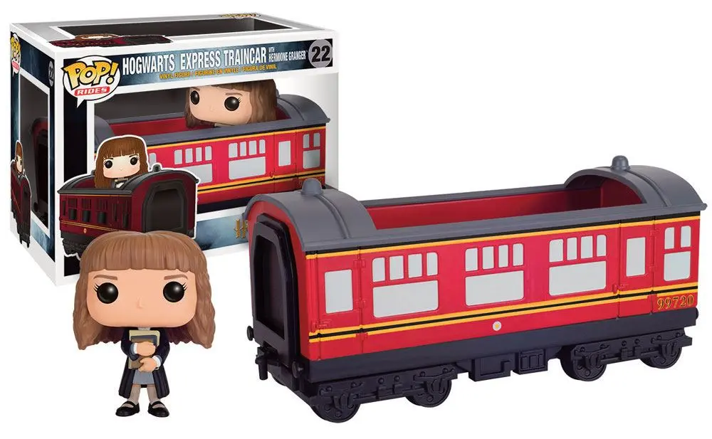 Harry Potter POP! Rides Vinyl Vehicle with Figure Hogwarts Express Traincar 1 &amp; Hermione 12 cm product photo