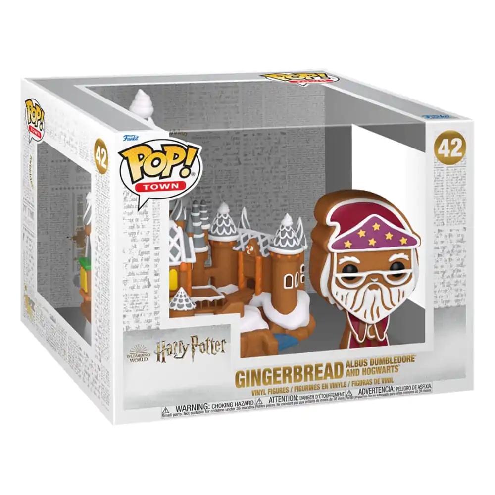 Harry Potter Funko POP! Town Vinyl Figure Dumbledore & Hogwarts 9 cm termékfotó