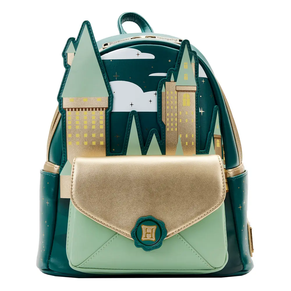 Harry Potter by Loungefly Backpack Golden Hogwarts Castle product photo