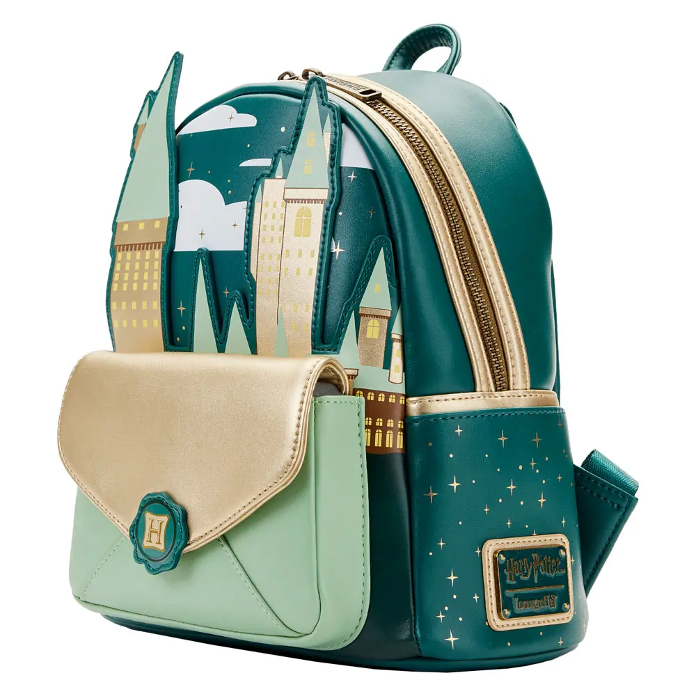 Harry Potter by Loungefly Backpack Golden Hogwarts Castle product photo