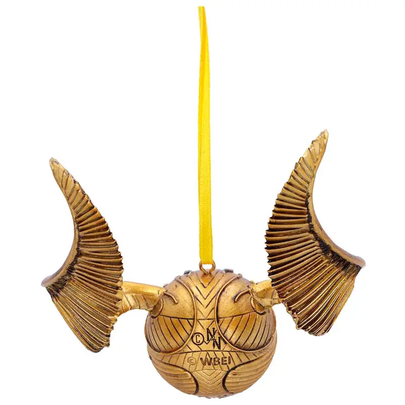 Harry Potter Golden Snitch Christmas hanging ornament termékfotó