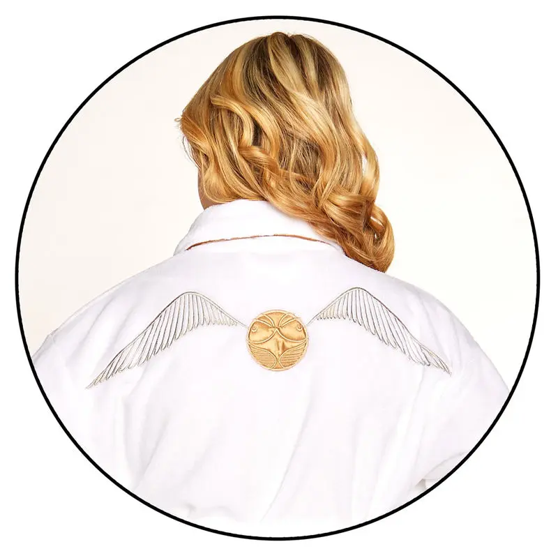 Harry Potter Ladies Fleece Bathrobe Golden Snitch product photo