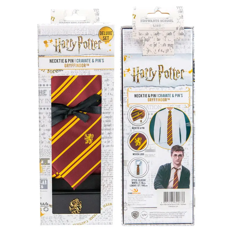 Harry Potter Tie & Metal Pin Deluxe Box Gryffindor product photo