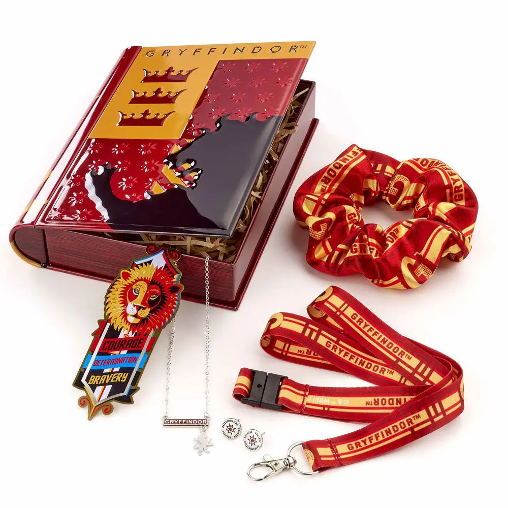 Harry Potter Jewellery &amp; Accessories Gryffindor House Tin Gift Set product photo