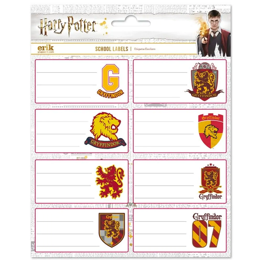 Harry Potter Gryffindor Adhesive labels product photo