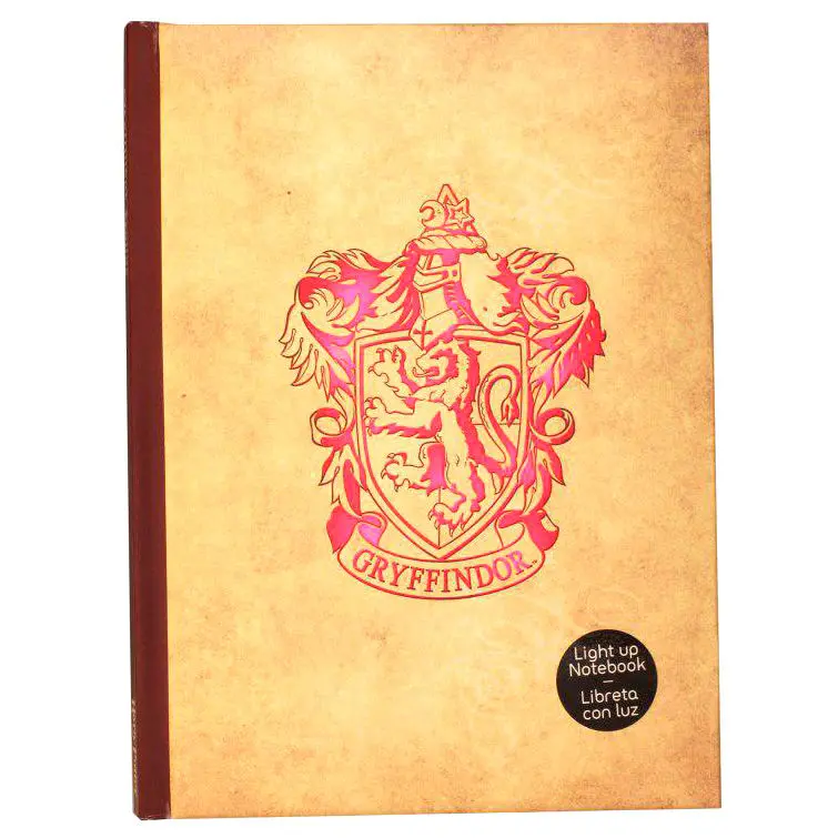 Harry Potter Gryffindor notebook with light product photo