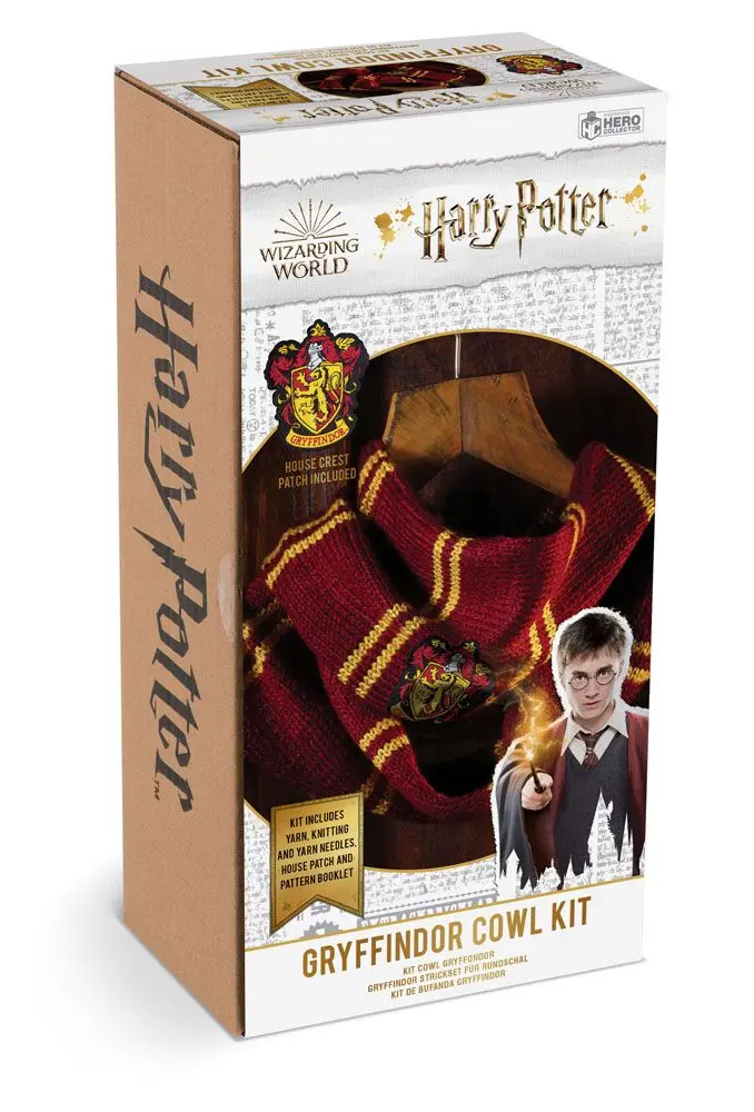 Harry Potter Knitting Kit Infinity Colw Gryffindor product photo