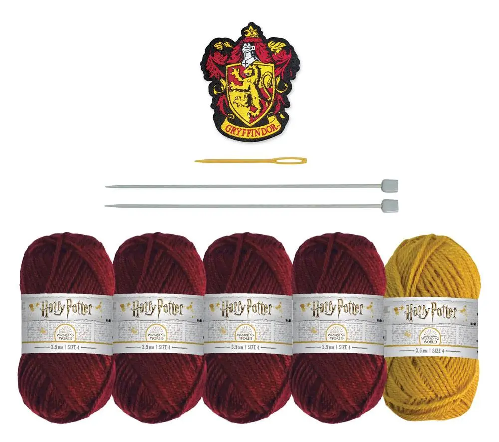 Harry Potter Knitting Kit Infinity Colw Gryffindor product photo