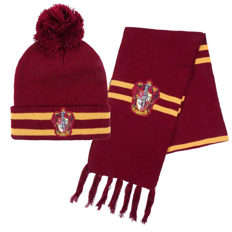 Harry Potter Gryffindor beanie &; scarf set termékfotó