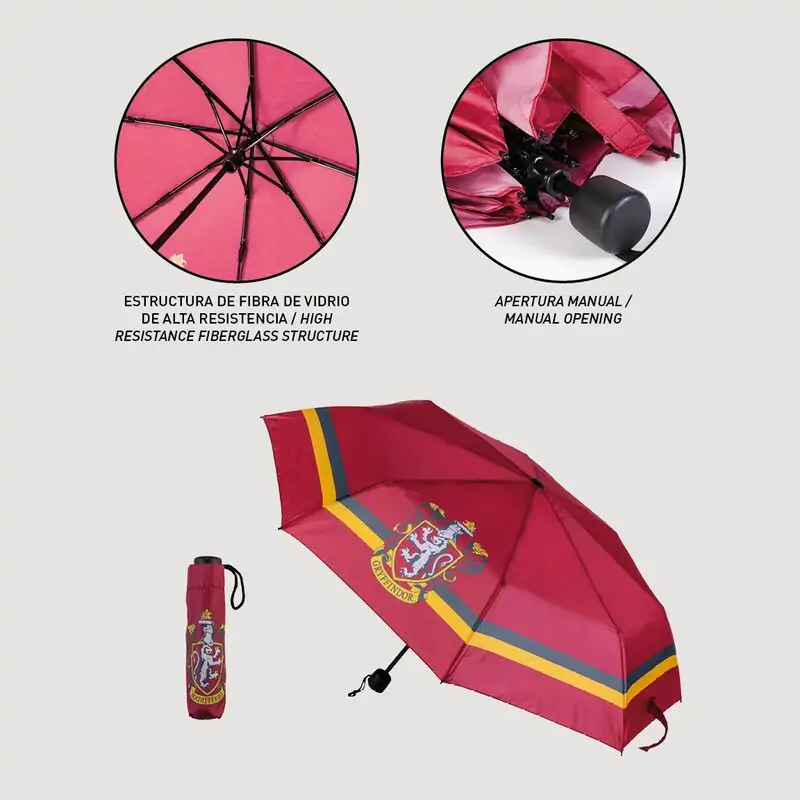 Harry Potter Gryffindor manual folding umbrella termékfotó