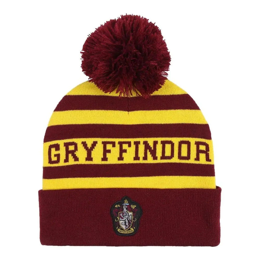 Harry Potter Gryffindor winter set scarf hat gloves product photo