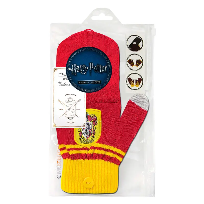 Harry Potter Gryffindor fingerless gloves product photo