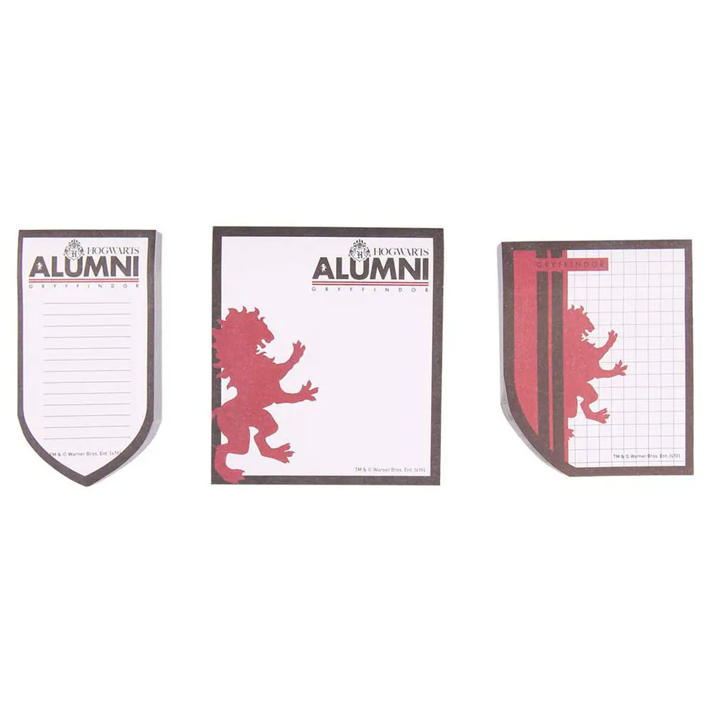 Harry Potter Gryffindor sticky notes product photo