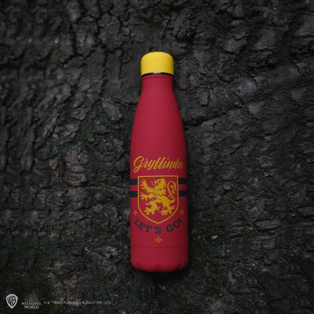 Harry Potter Thermo Water Bottle Gryffindor Let's Go product photo