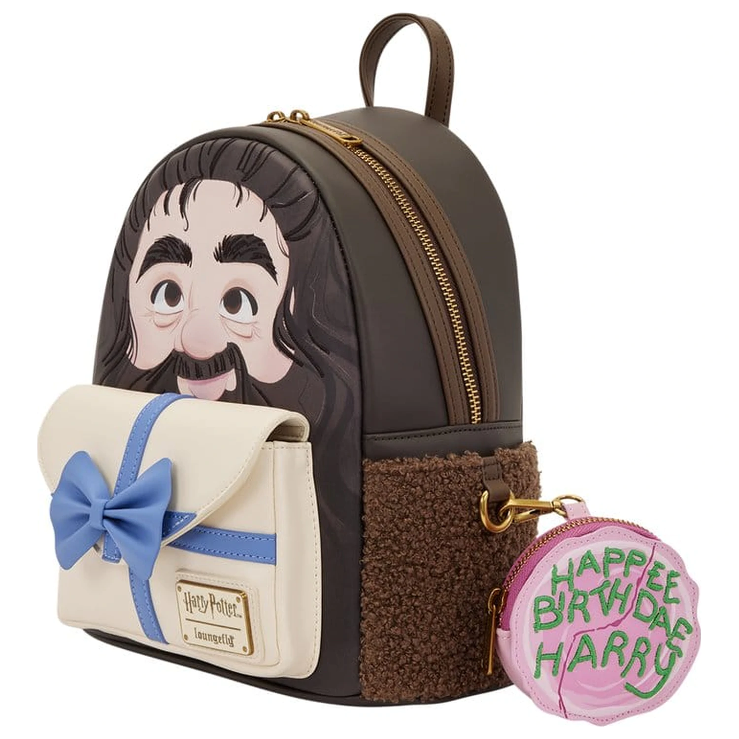 Harry Potter by Loungefly Mini Backpack with Coin Bag Hagrid Birthday Cake product photo
