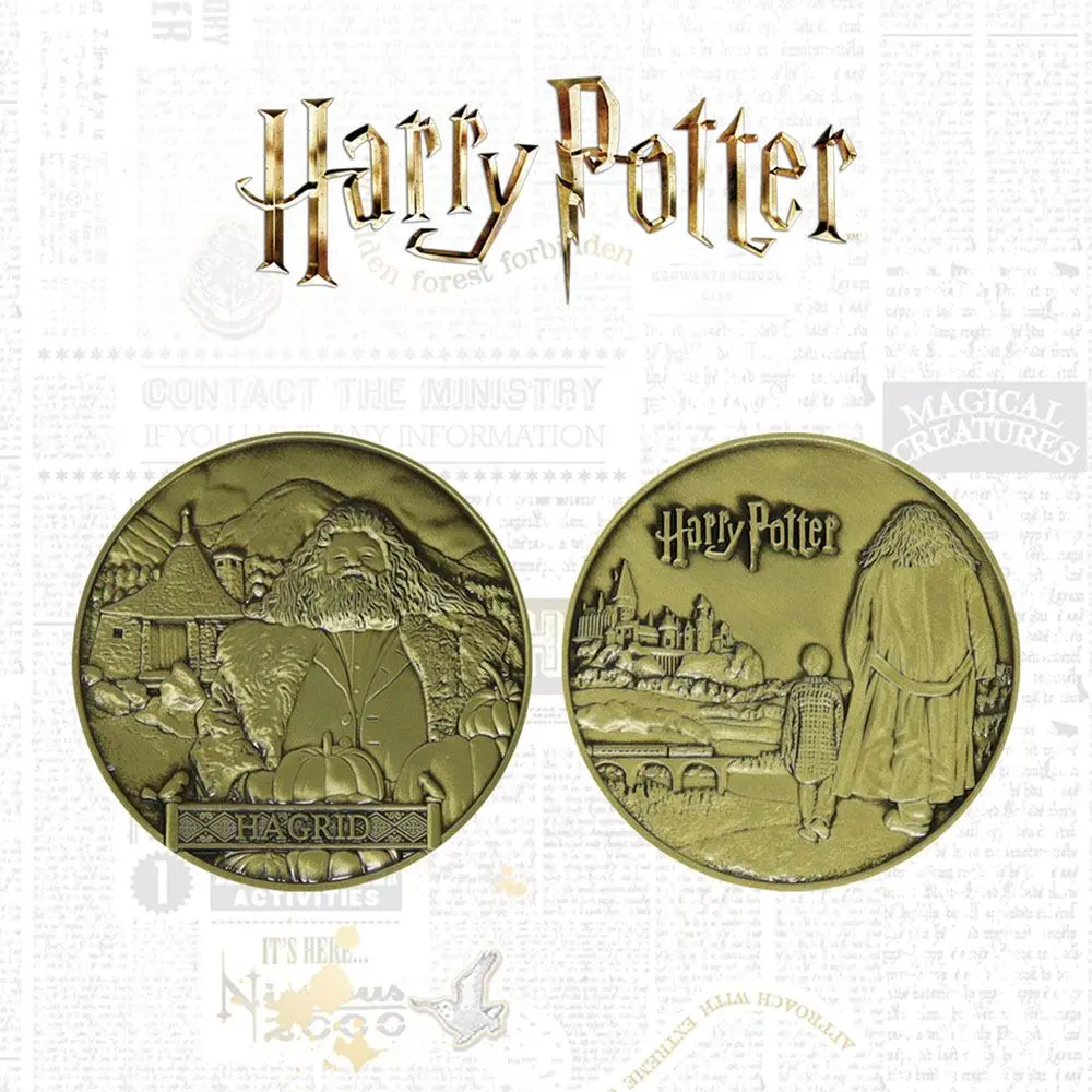 Harry Potter Collectable Coin Hagrid Limited Edition product photo