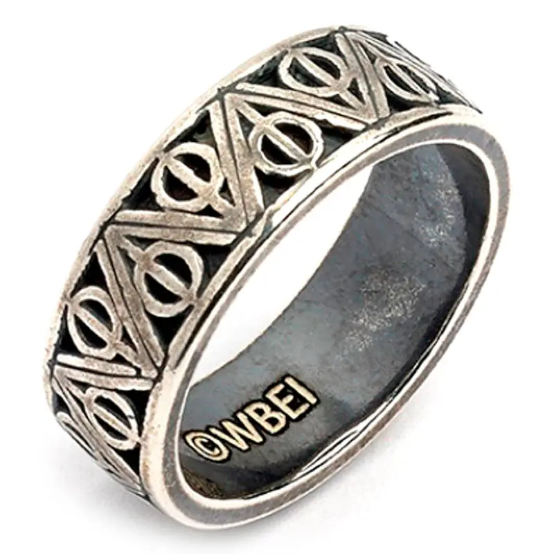 Harry Potter Deathly Hallows steel ring product photo