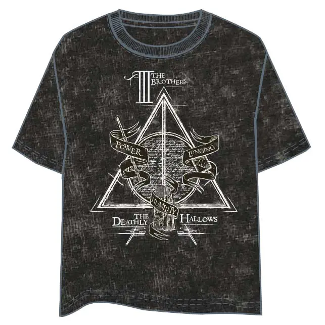 Harry Potter Deathly Hallows Adult T-shirt product photo