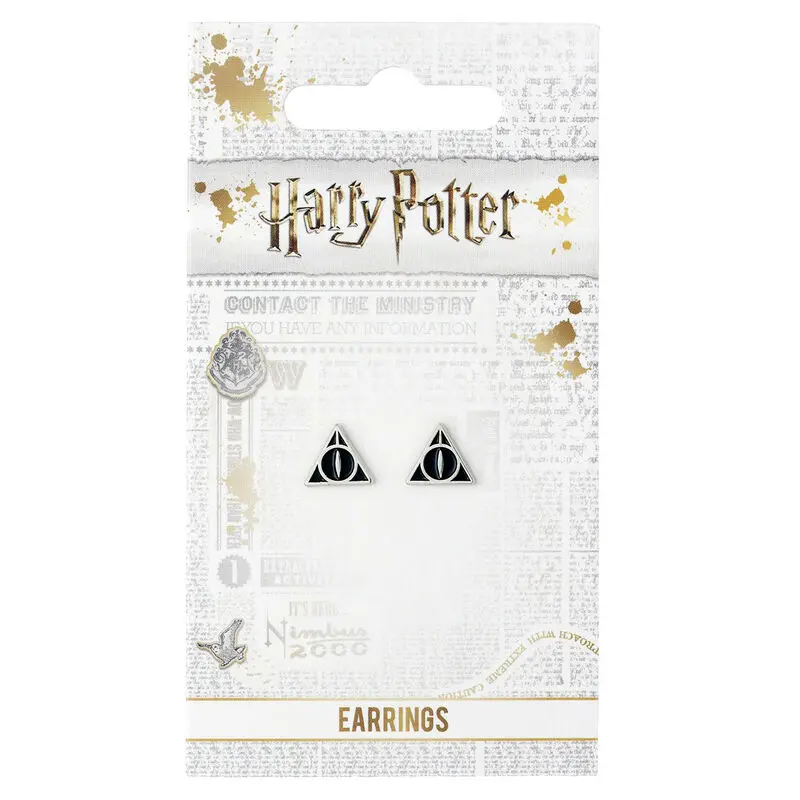 Harry Potter Deathly Hallows stud earrings product photo