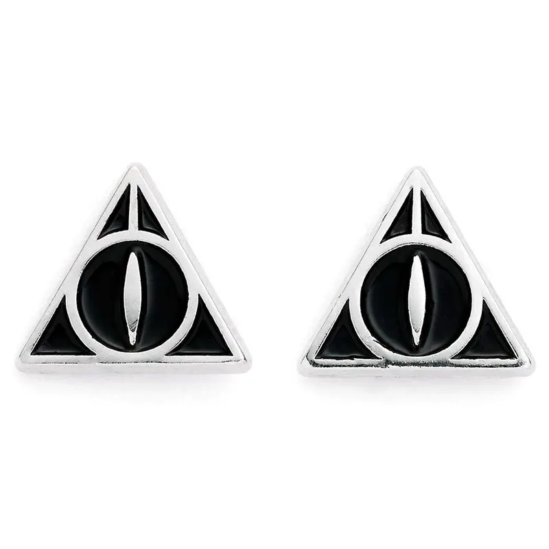 Harry Potter Deathly Hallows stud earrings product photo