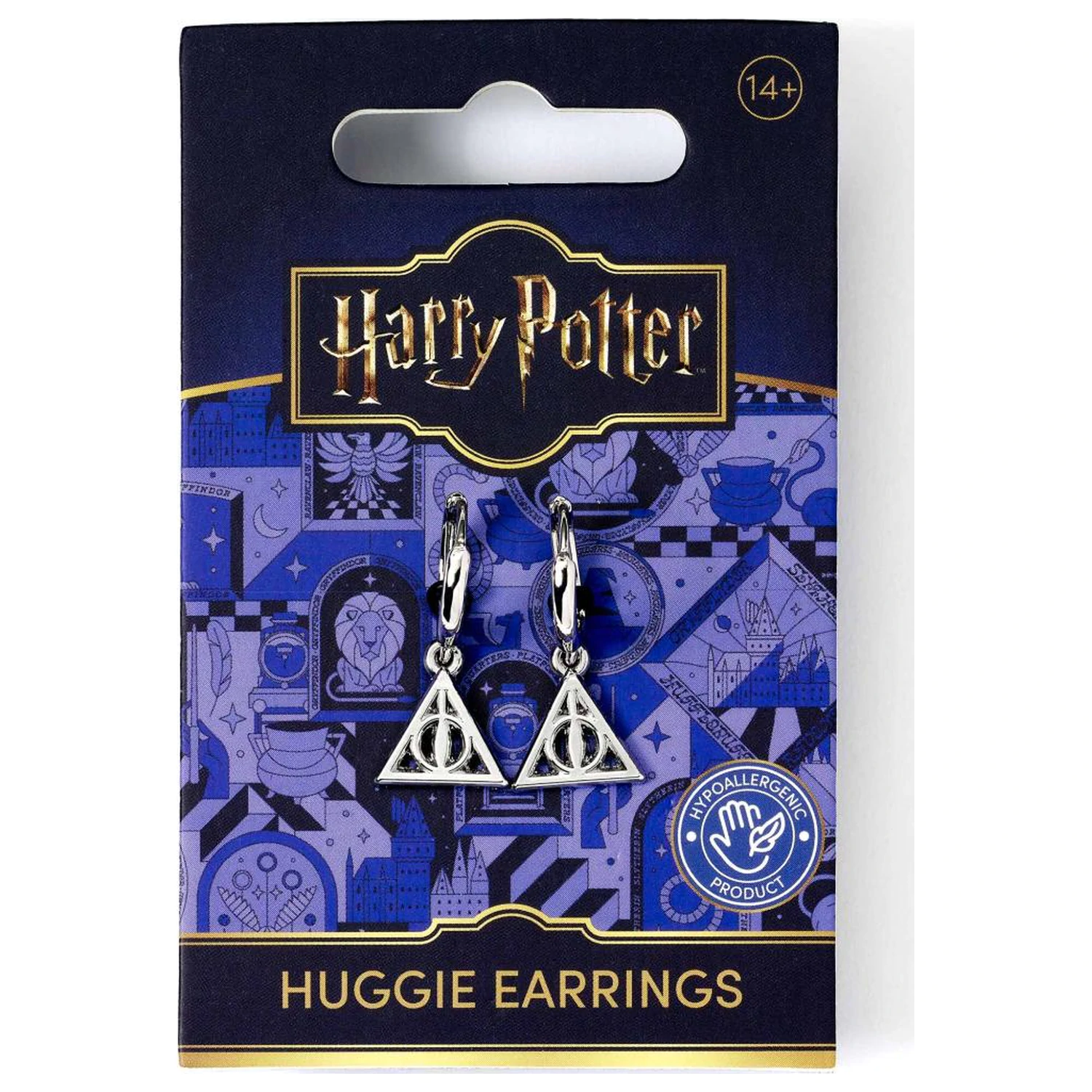 Harry Potter Deathly Hallows Huggy Earrings product photo