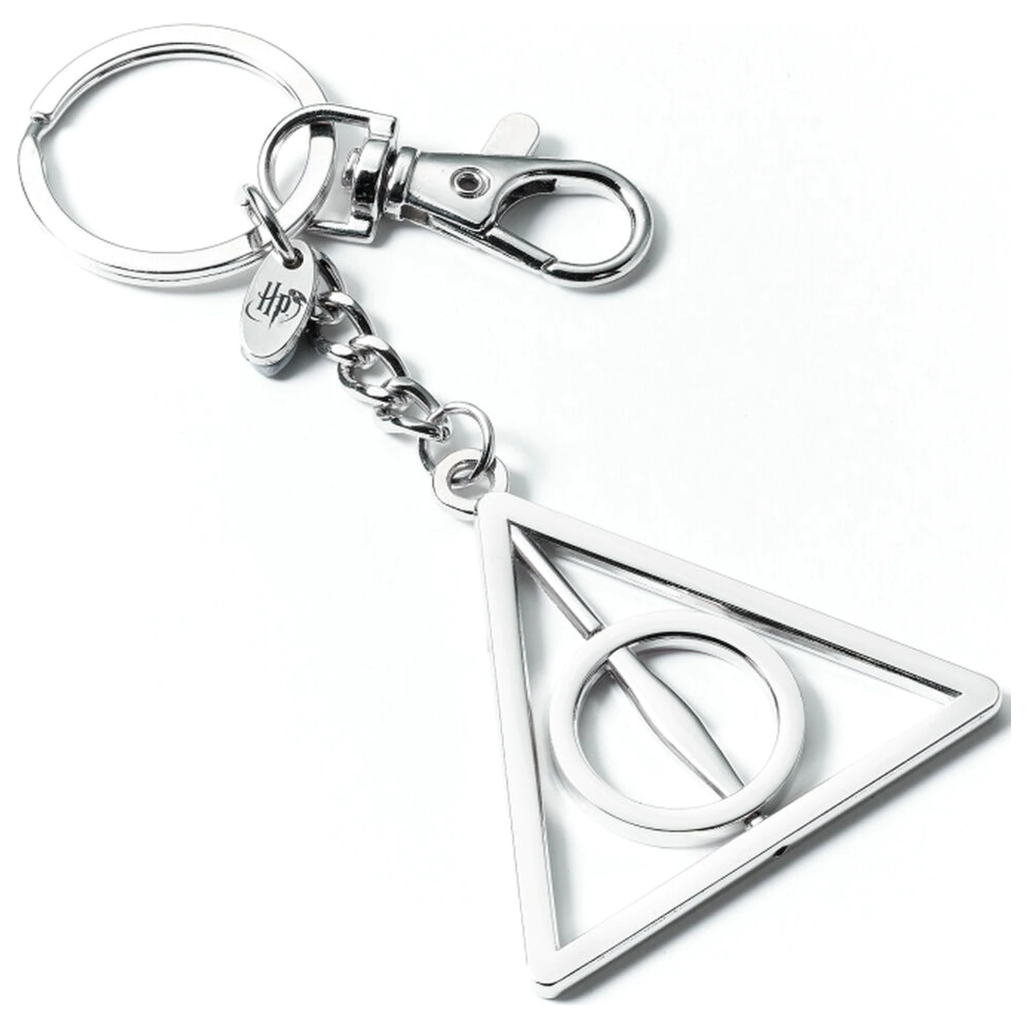 Harry Potter Deathly Hallows spinning keyring product photo