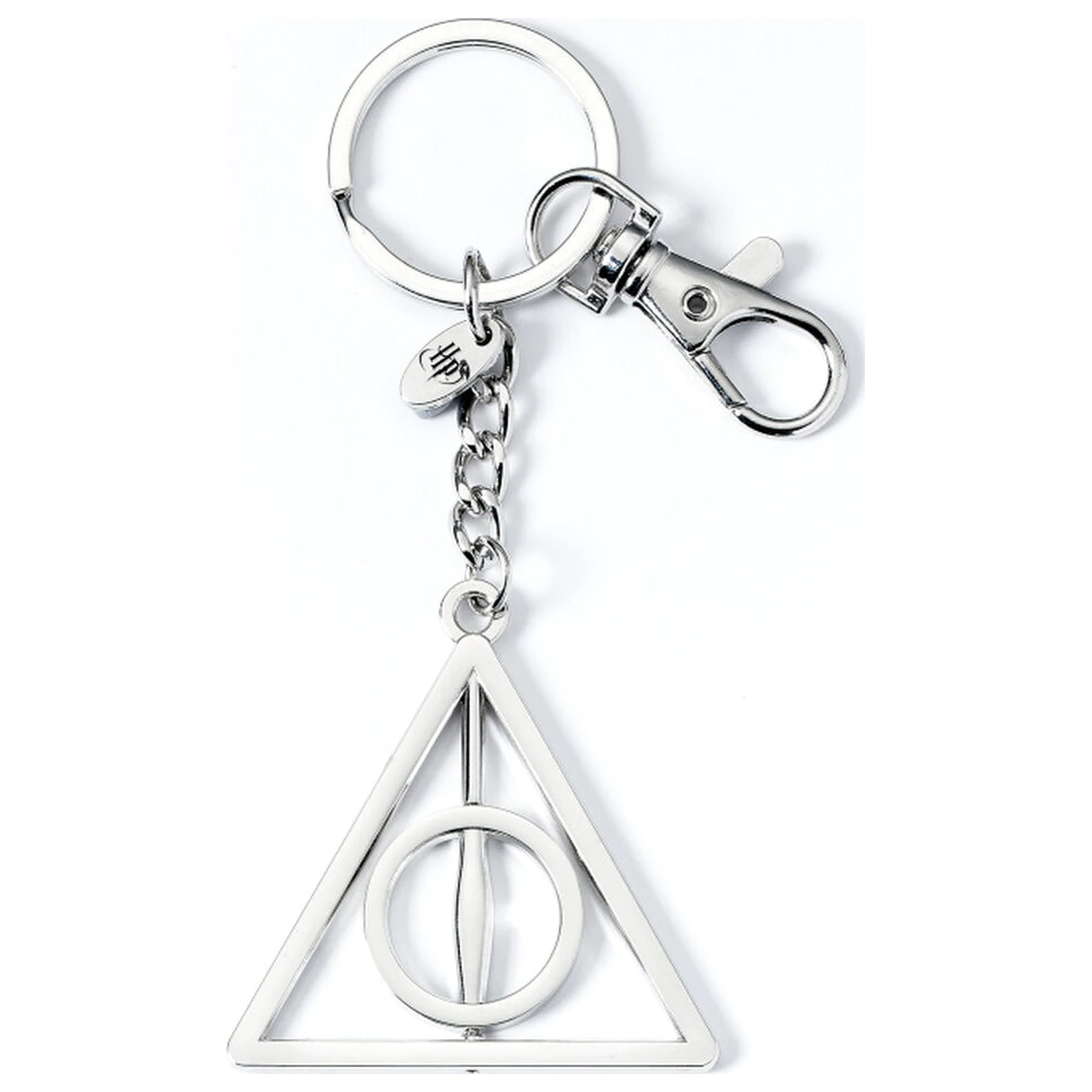 Harry Potter Deathly Hallows spinning keyring product photo