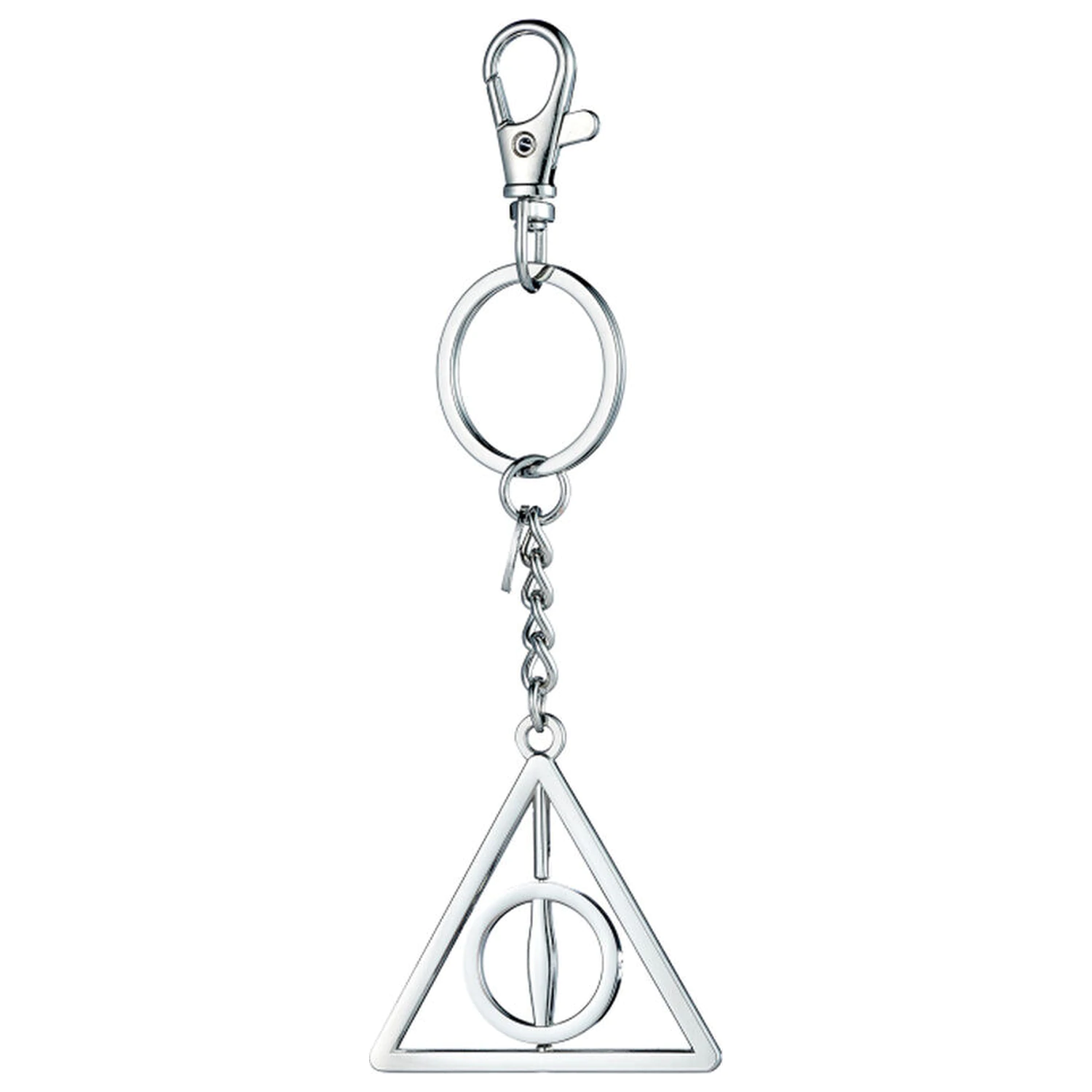 Harry Potter Deathly Hallows spinning keyring product photo