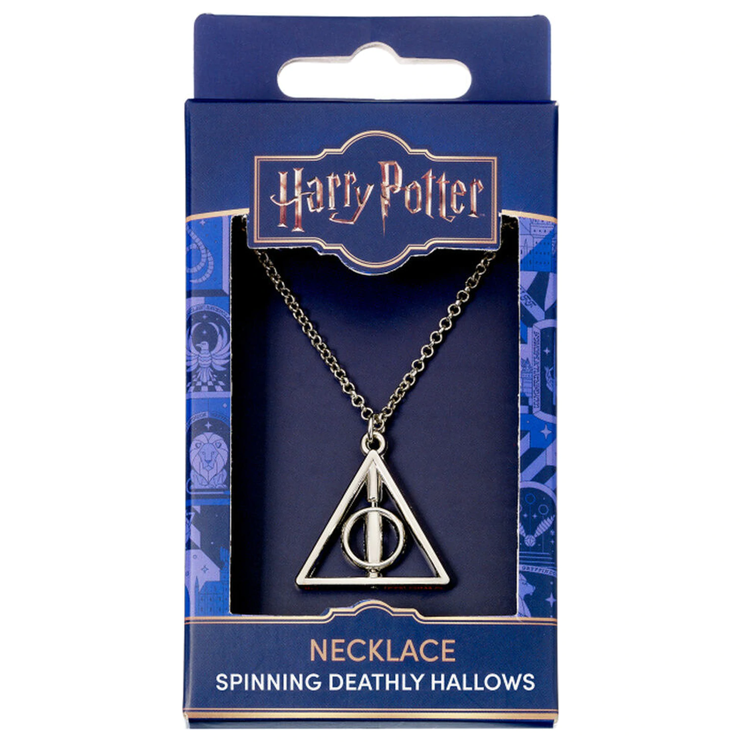 Harry Potter Deathly Hallows spinning necklace product photo