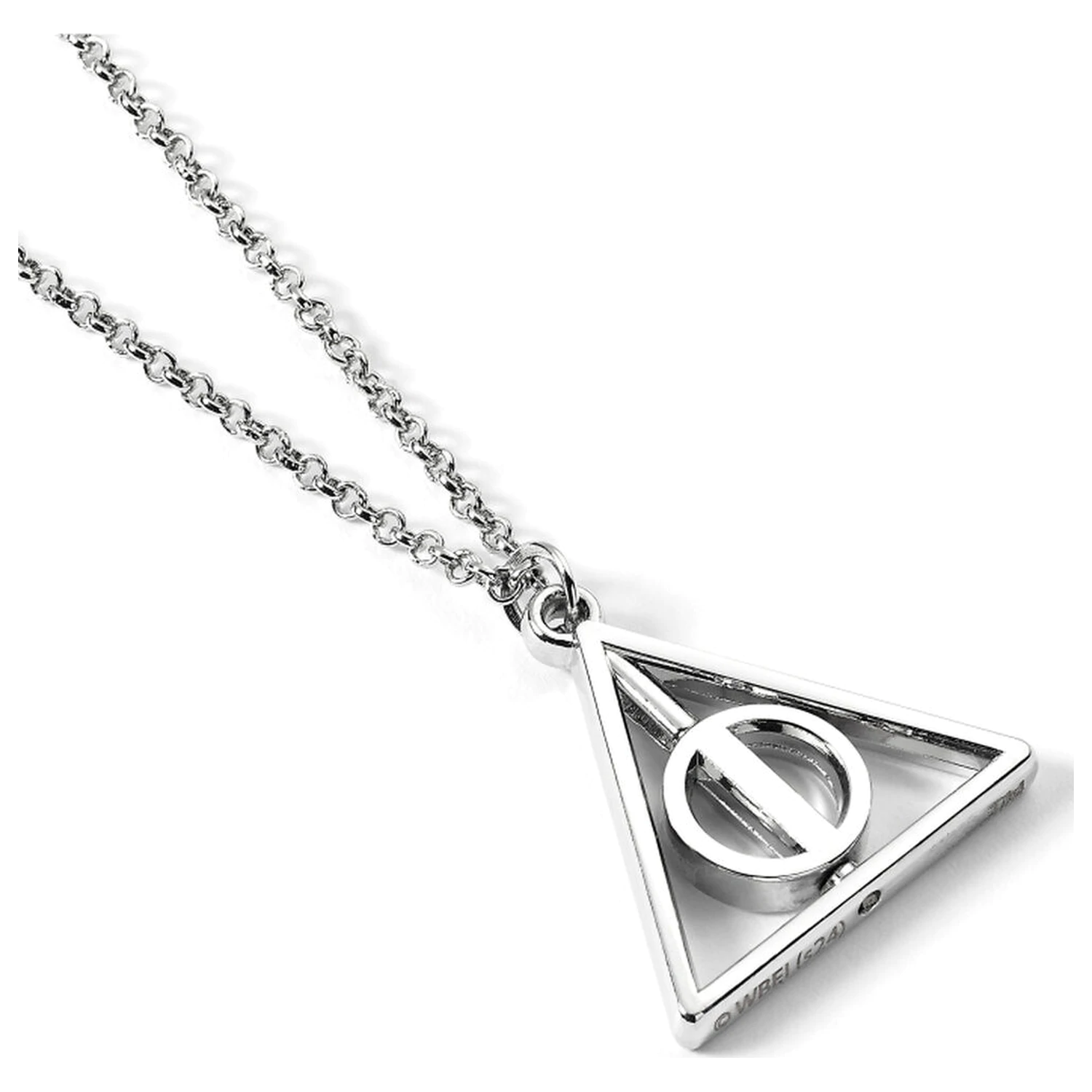 Harry Potter Deathly Hallows spinning necklace product photo