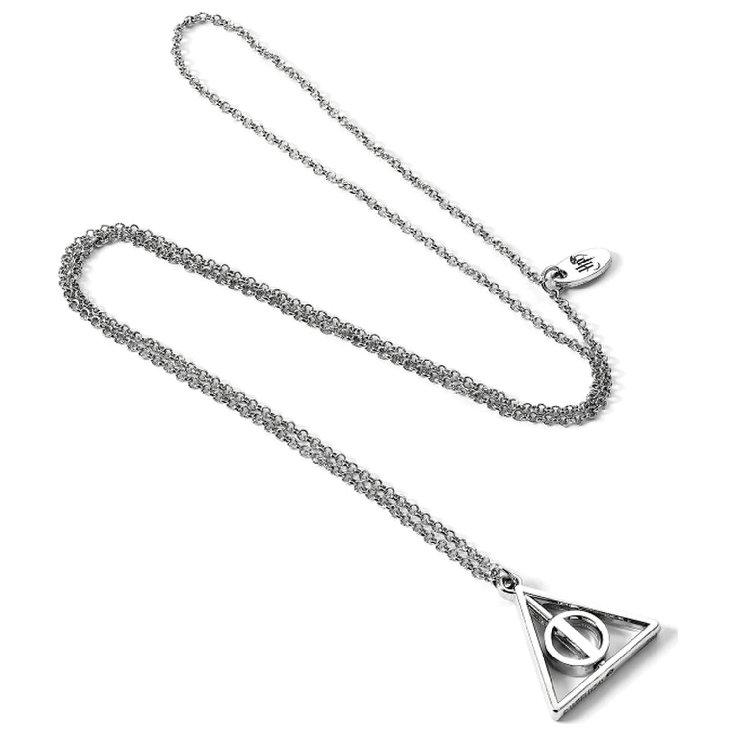 Harry Potter Deathly Hallows spinning necklace product photo