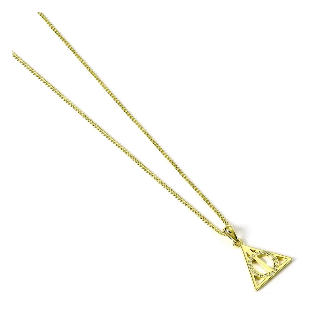 Harry Potter Necklace Deathly Hallows (Gold plated) termékfotó