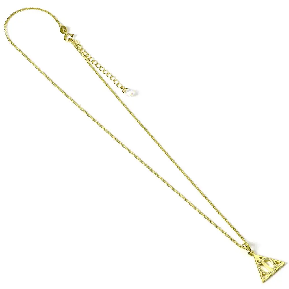 Harry Potter Necklace Deathly Hallows (Gold plated) termékfotó