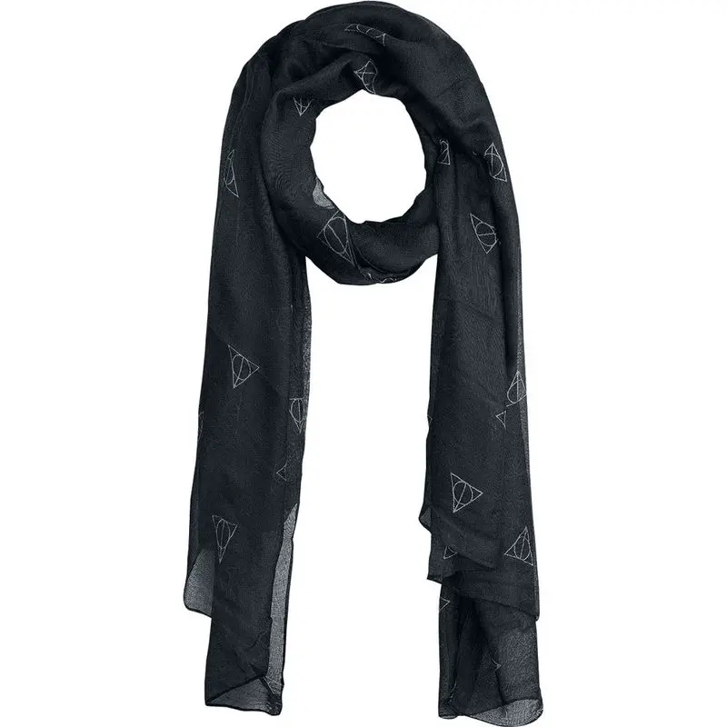 Harry Potter Deathly Hallows scarf light weight product photo