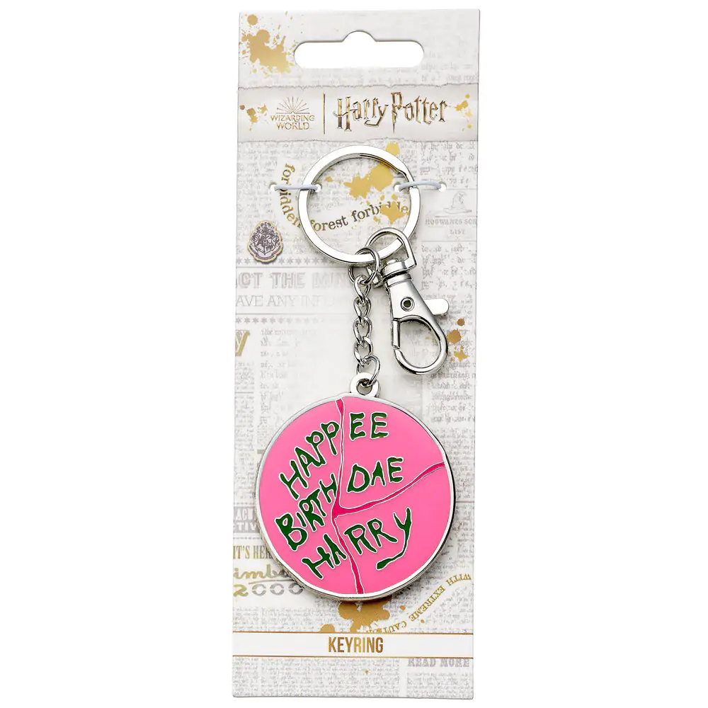 Harry Potter Happee Birthdae Cake keychain product photo