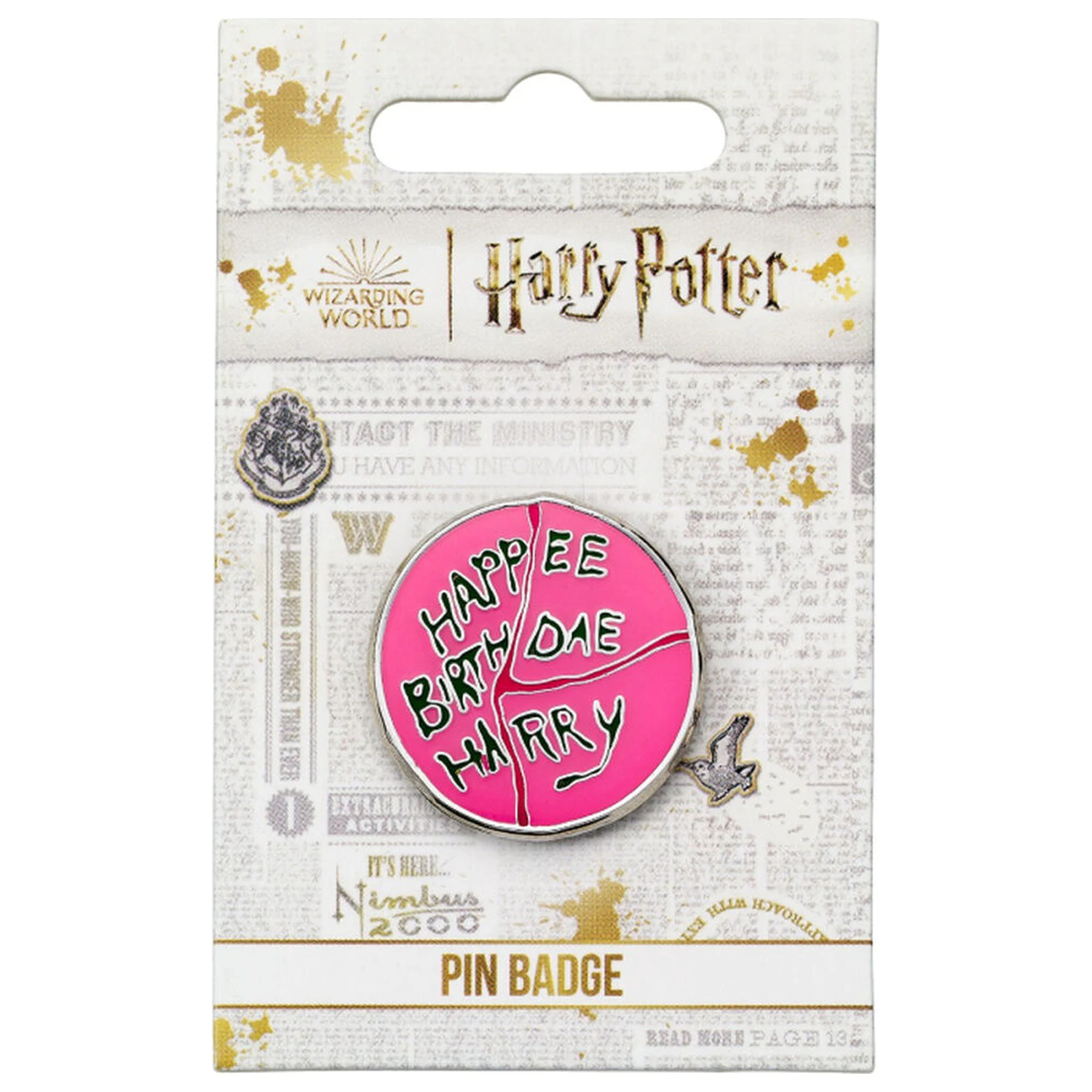Harry Potter Happee Birthdae Harry Cake pin badge product photo