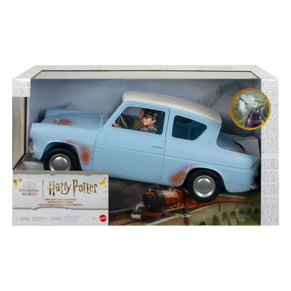 Harry Potter Playset with Doll Harry &amp; Ron's Flying Car Adventure product photo