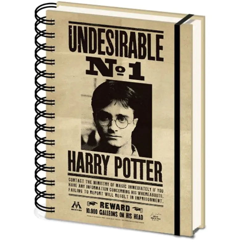 Harry Potter Harry &amp; Sirus posters A5 lenticular notebook product photo