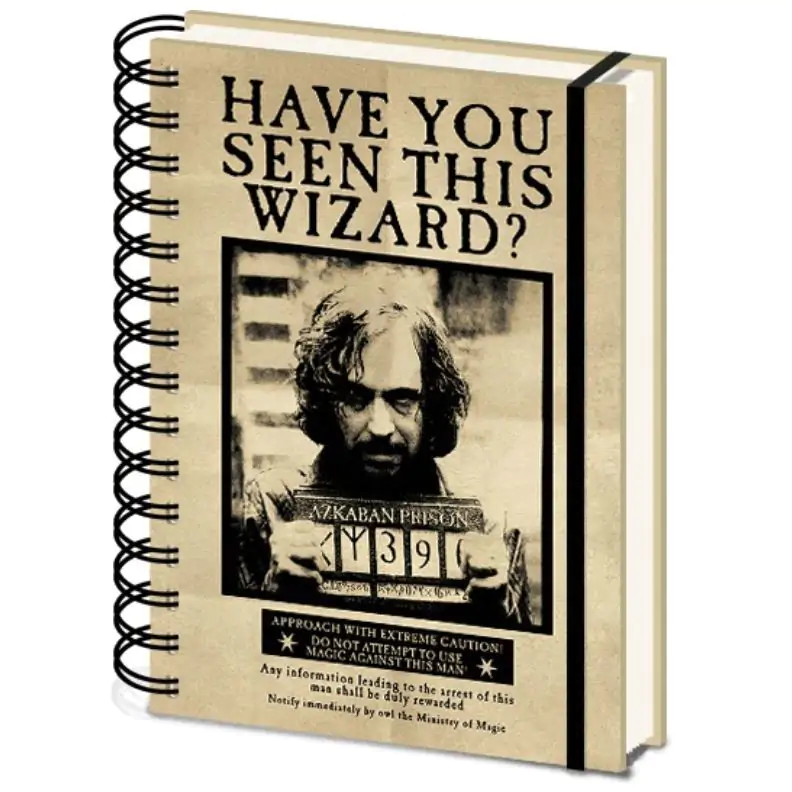 Harry Potter Harry &amp; Sirus posters A5 lenticular notebook product photo