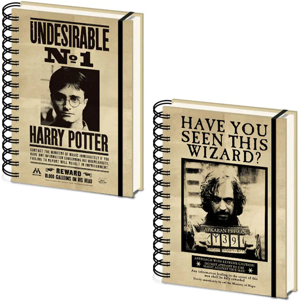 Harry Potter Harry &amp; Sirus posters A5 lenticular notebook product photo