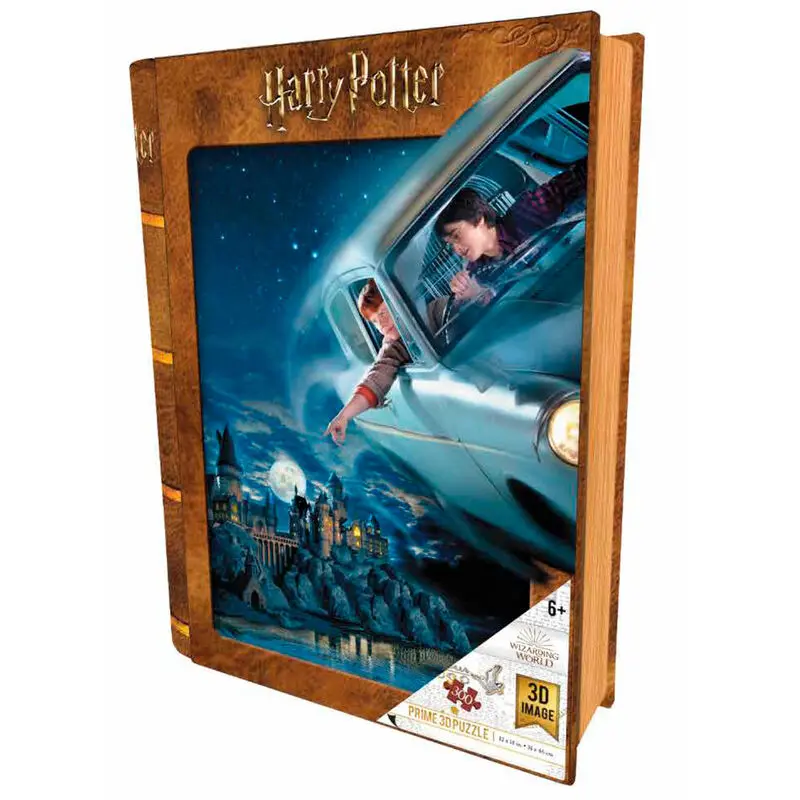 Harry Potter Harry and Ron in Ford Anglia Prime 3D puzzle 300pcs product photo